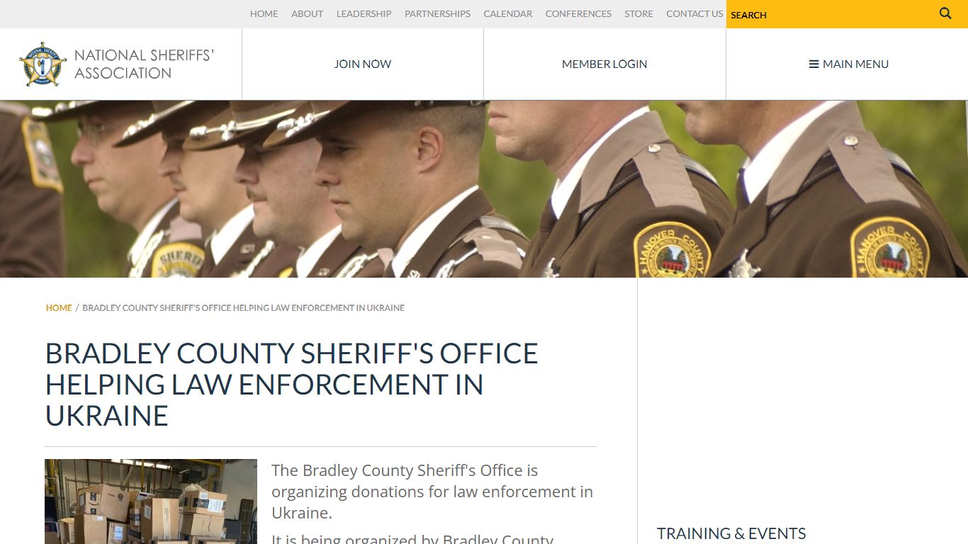 Bradley County Sheriff's Office helping law enforcement in Ukraine